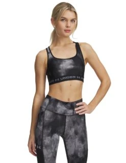 Under Armour Armour Mid Crossback Printed Sports Bra 16 Under Armour Armour Mid Crossback Printed Sports Bra -Marks and Spencer Shop armour mid crossback printed sports bra 6