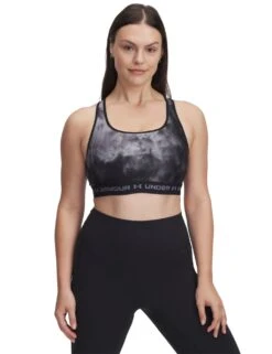 Under Armour Armour Mid Crossback Printed Sports Bra 17 Under Armour Armour Mid Crossback Printed Sports Bra -Marks and Spencer Shop armour mid crossback printed sports bra 7