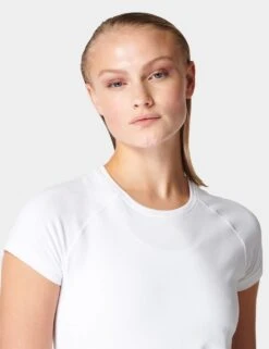 Sweaty Betty Athlete Seamless Fitted T-Shirt -Marks and Spencer Shop athlete seamless fitted t shirt 10