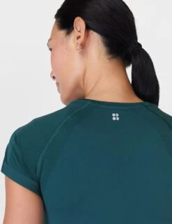 Sweaty Betty Athlete Seamless Fitted T-Shirt -Marks and Spencer Shop athlete seamless fitted t shirt 14