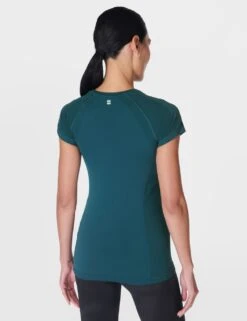 Sweaty Betty Athlete Seamless Fitted T-Shirt -Marks and Spencer Shop athlete seamless fitted t shirt 16