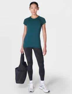 Sweaty Betty Athlete Seamless Fitted T-Shirt -Marks and Spencer Shop athlete seamless fitted t shirt 17