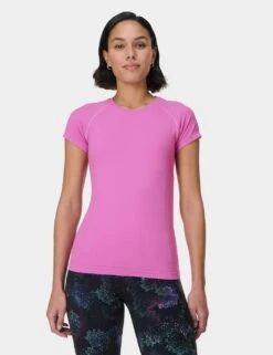 Sweaty Betty Athlete Seamless Fitted T-Shirt -Marks and Spencer Shop athlete seamless fitted t shirt 19