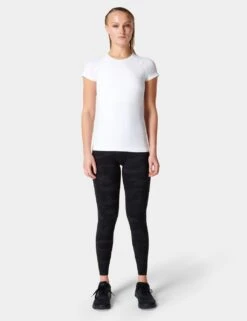 Sweaty Betty Athlete Seamless Fitted T-Shirt -Marks and Spencer Shop athlete seamless fitted t shirt 9