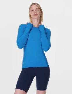 Sweaty Betty Athlete Seamless Gym Crew Neck Top -Marks and Spencer Shop athlete seamless gym crew neck top 12