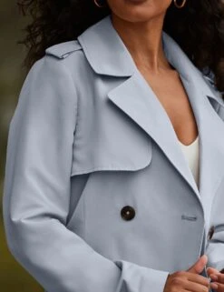 Belted Double Breasted Longline Trench Coat -Marks and Spencer Shop belted double breasted longline trench coat 6