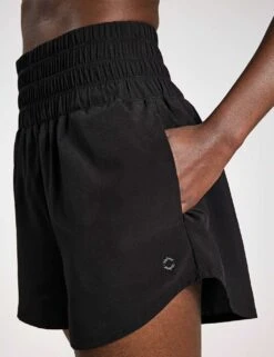 Bronte Woven High Waisted Running Shorts -Marks and Spencer Shop bronte woven high waisted running shorts 8