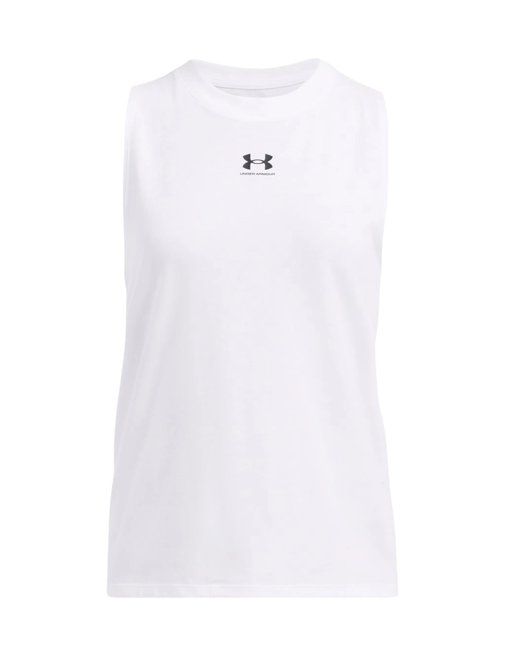 Under Armour Campus Cotton Rich Crew Neck Gym Vest Top 6 Under Armour Campus Cotton Rich Crew Neck Gym Vest Top - Image 4