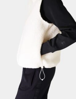 Sweaty Betty Canyon Zip Up Funnel Neck Fleece Gilet -Marks and Spencer Shop canyon zip up funnel neck fleece gilet 12