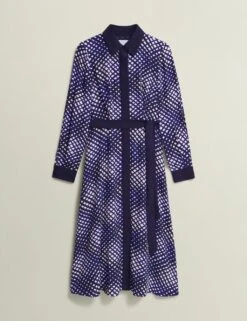 Checked Collared Midaxi Shirt Dress -Marks and Spencer Shop checked collared midaxi shirt dress 7