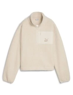 Puma Classics Winterized Fleece Half Zip Sweatshirt -Marks and Spencer Shop classics winterized fleece half zip sweatshirt 6