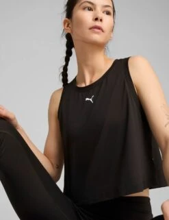 Puma Cloudspun Crew Neck Crop Top -Marks and Spencer Shop cloudspun crew neck crop top 15