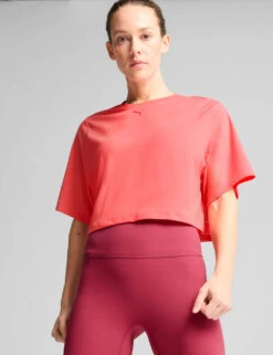 Puma Cloudspun Mesh Crew Neck Crop T-Shirt 17 Puma Cloudspun Mesh Crew Neck Crop T-Shirt -Marks and Spencer Shop cloudspun mesh crew neck crop t shirt 7