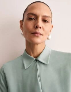 Jaeger Collared Blouse -Marks and Spencer Shop collared blouse 12