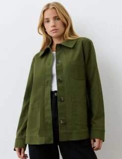 Collared Shacket -Marks and Spencer Shop collared shacket 11
