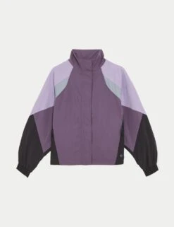 Colour Block Stormwear™ Relaxed Sports Jacket -Marks and Spencer Shop colour block stormwear relaxed sports jacket 7