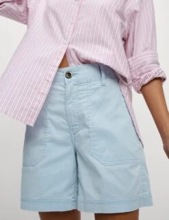 Cotton Blend Cargo Shorts -Marks and Spencer Shop cotton blend cargo shorts 11