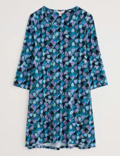 Cotton Blend Floral Scoop Neck Tunic 14 Cotton Blend Floral Scoop Neck Tunic -Marks and Spencer Shop cotton blend floral scoop neck tunic 4