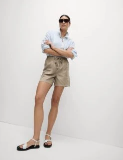 Cotton Blend Garment Dye Shorts -Marks and Spencer Shop cotton blend garment dye shorts 15