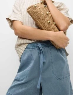 Cotton Blend Garment Dye Shorts -Marks and Spencer Shop cotton blend garment dye shorts 6