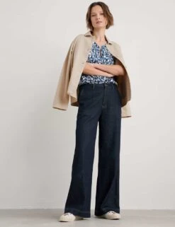 Cotton Modal Blend Floral Tunic -Marks and Spencer Shop cotton modal blend floral tunic 5