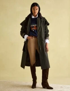 Joules Cotton Rich Coat -Marks and Spencer Shop cotton rich coat 11