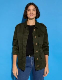 Cotton Rich Collared Cargo Jacket 29 Cotton Rich Collared Cargo Jacket -Marks and Spencer Shop cotton rich collared cargo jacket 13