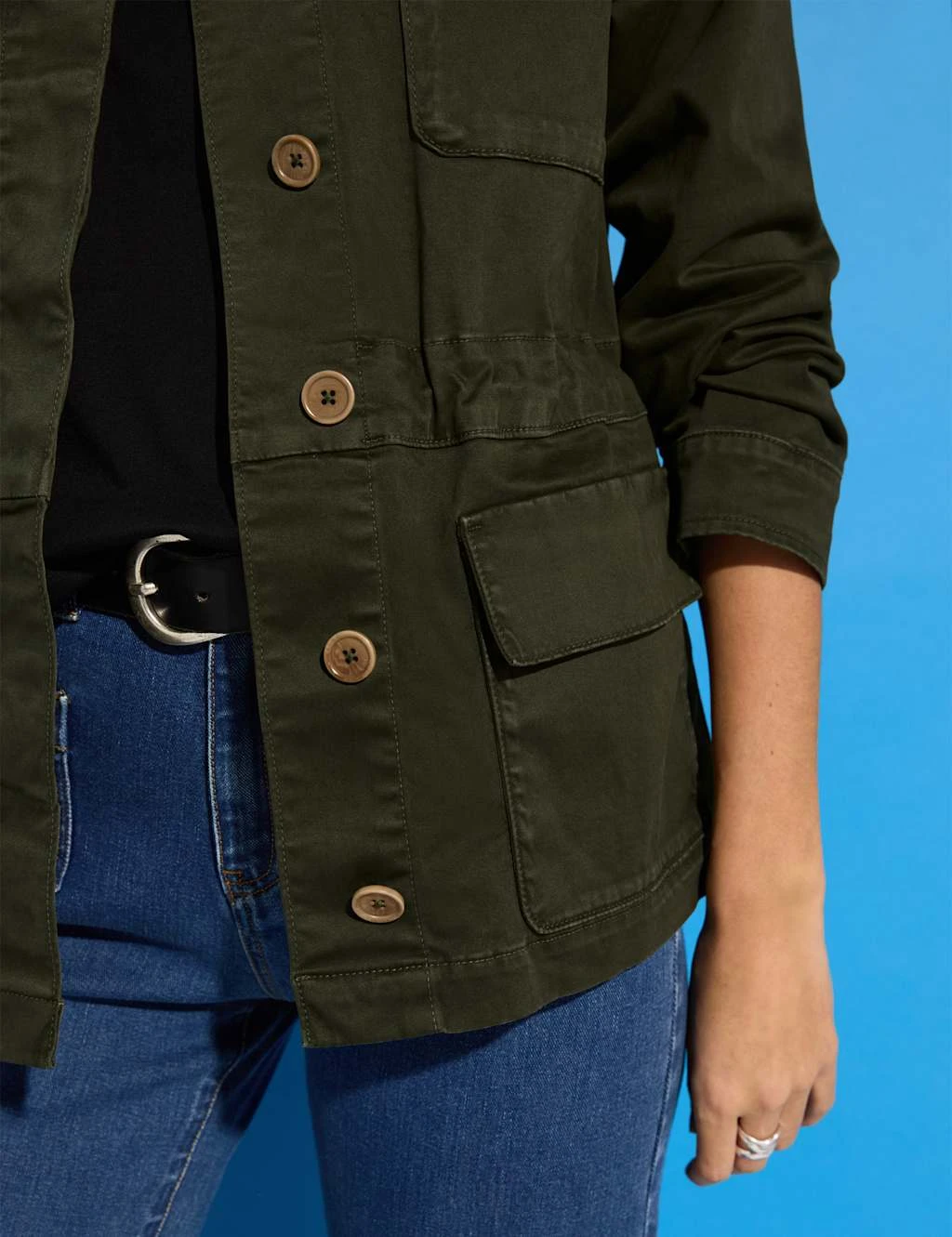 Cotton Rich Collared Cargo Jacket 11 Cotton Rich Collared Cargo Jacket - Image 9