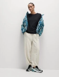 Cotton Rich Crew Neck Relaxed T-Shirt -Marks and Spencer Shop cotton rich crew neck relaxed t shirt 6