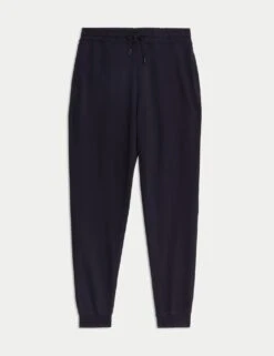 Cotton Rich Cuffed High Waisted Joggers -Marks and Spencer Shop cotton rich cuffed high waisted joggers 10