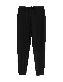 Cotton Rich Cuffed High Waisted Joggers -Marks and Spencer Shop cotton rich cuffed high waisted joggers