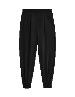 Cotton Rich Cuffed Relaxed Joggers -Marks and Spencer Shop cotton rich cuffed relaxed joggers 1