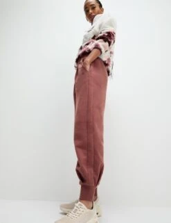 Cotton Rich Cuffed Relaxed Joggers -Marks and Spencer Shop cotton rich cuffed relaxed joggers 12