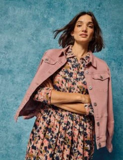 WHITE STUFF Cotton Rich Denim Jacket 26 WHITE STUFF Cotton Rich Denim Jacket -Marks and Spencer Shop cotton rich denim jacket 10