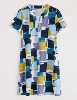 Cotton Rich Geometric Tunic -Marks and Spencer Shop cotton rich geometric tunic 5