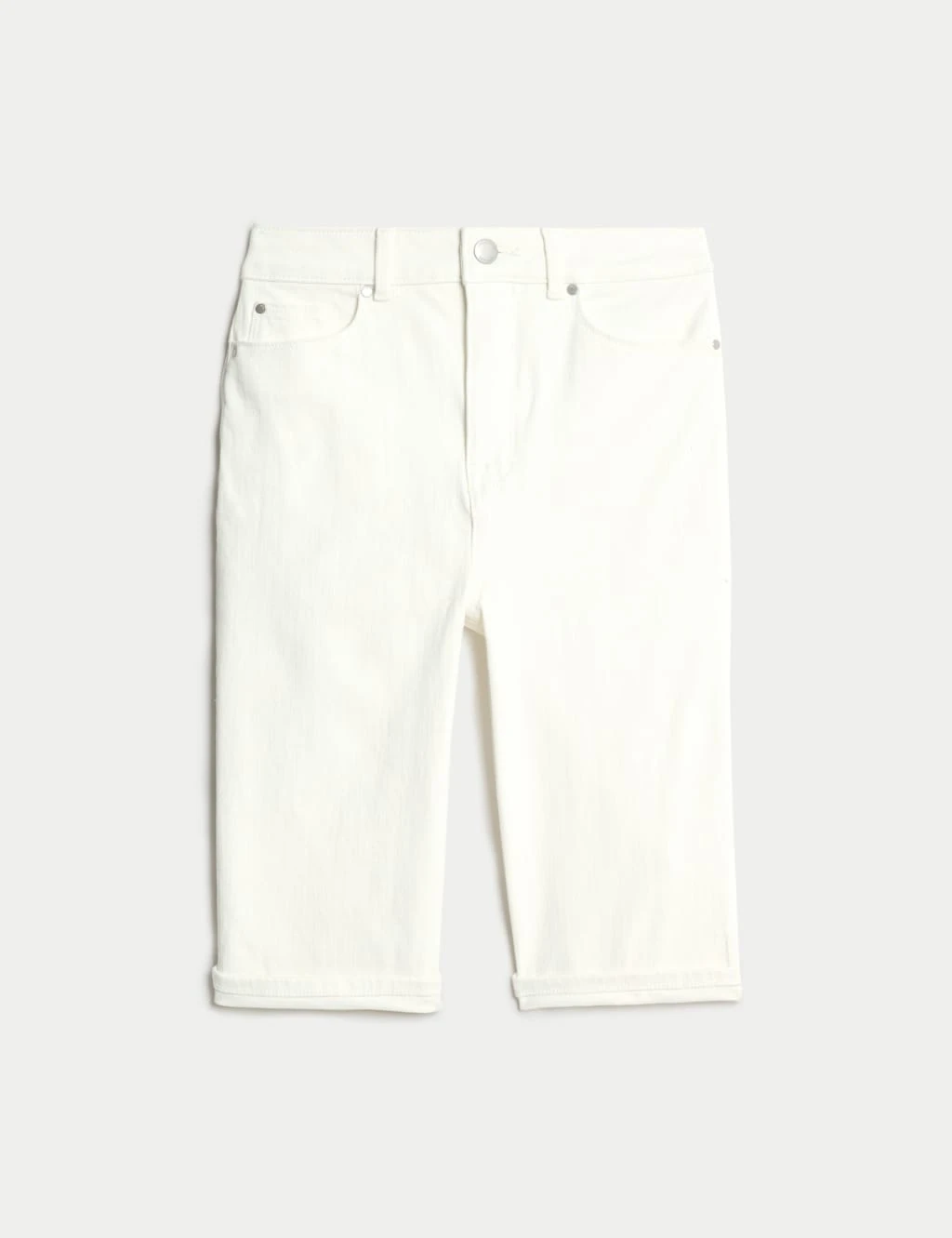 Cotton Rich High Waisted Magic Denim Shorts 7 Cotton Rich High Waisted Magic Denim Shorts - Image 5