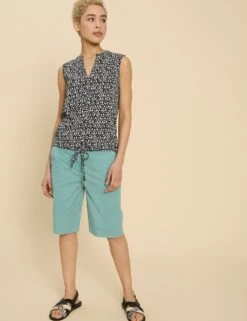 WHITE STUFF Cotton Rich Knee Length Chino Shorts -Marks and Spencer Shop cotton rich knee length chino shorts 6