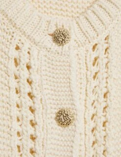 Cotton Rich Knitted Crew Neck Waistcoat 18 Cotton Rich Knitted Crew Neck Waistcoat -Marks and Spencer Shop cotton rich knitted crew neck waistcoat 5