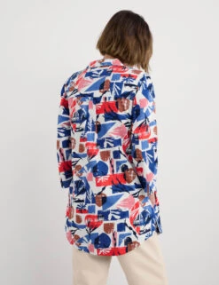 Cotton Rich Printed Notch Neck Relaxed Tunic 15 Cotton Rich Printed Notch Neck Relaxed Tunic -Marks and Spencer Shop cotton rich printed notch neck relaxed tunic 6