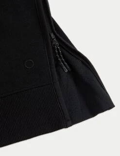 Cotton Rich Mesh Panel Relaxed Hoodie -Marks and Spencer Shop cotton rich relaxed hoodie 2