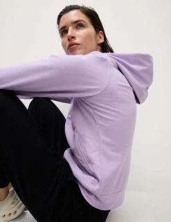 Cotton Rich Relaxed Zip Up Hoodie 38 Cotton Rich Relaxed Zip Up Hoodie -Marks and Spencer Shop cotton rich relaxed zip up hoodie 15
