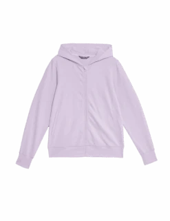 Cotton Rich Relaxed Zip Up Hoodie 31 Cotton Rich Relaxed Zip Up Hoodie -Marks and Spencer Shop cotton rich relaxed zip up hoodie