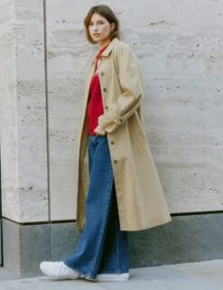 Cotton Rich Single Breasted Trench Coat -Marks and Spencer Shop cotton rich single breasted trench coat 8