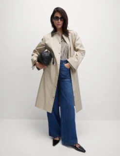 Cotton Rich Stormwear™ Longline Mac -Marks and Spencer Shop cotton rich stormwear longline mac 11