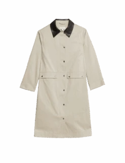 Cotton Rich Stormwear™ Longline Mac -Marks and Spencer Shop cotton rich stormwear longline mac