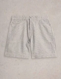 WHITE STUFF Cotton Rich Striped Denim Shorts -Marks and Spencer Shop cotton rich striped denim shorts 7