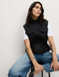 Cotton Rich Utility Gilet -Marks and Spencer Shop cotton rich utility gilet 10