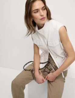 Cotton Rich Utility Gilet -Marks and Spencer Shop cotton rich utility gilet 14