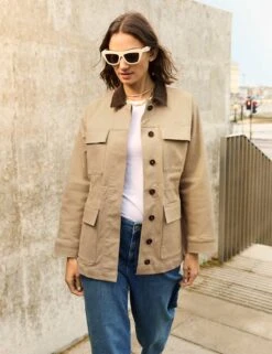 Cotton Rich Utility Jacket -Marks and Spencer Shop cotton rich utility jacket 10