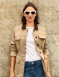 Cotton Rich Utility Jacket -Marks and Spencer Shop cotton rich utility jacket 9